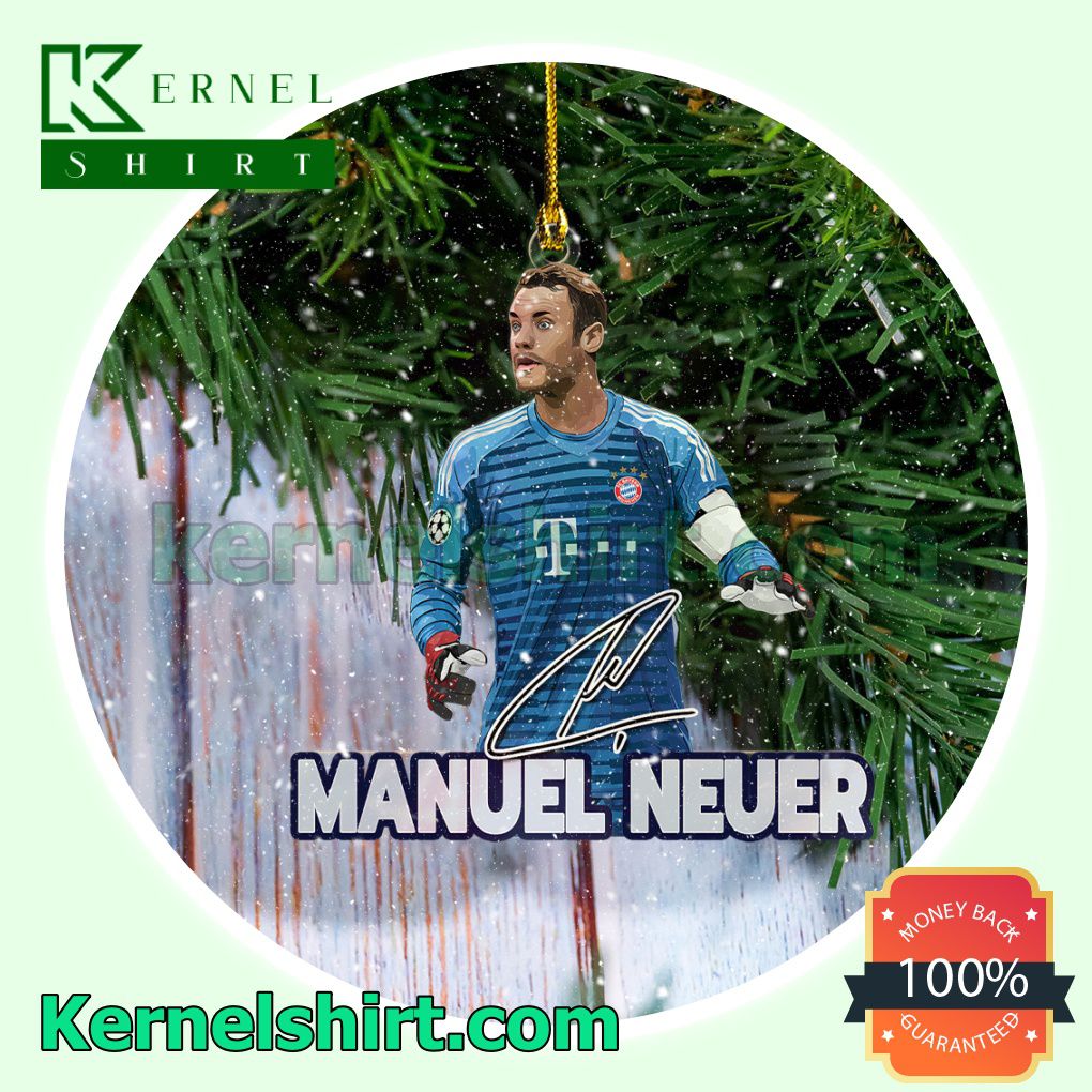 Bayern Munich - Manuel Neuer Fan Holiday Ornaments a