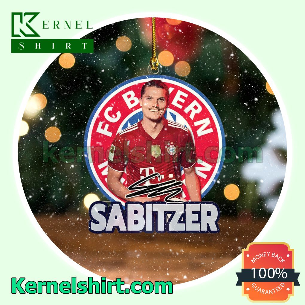 Bayern Munich - Marcel Sabitzer Fan Holiday Ornaments