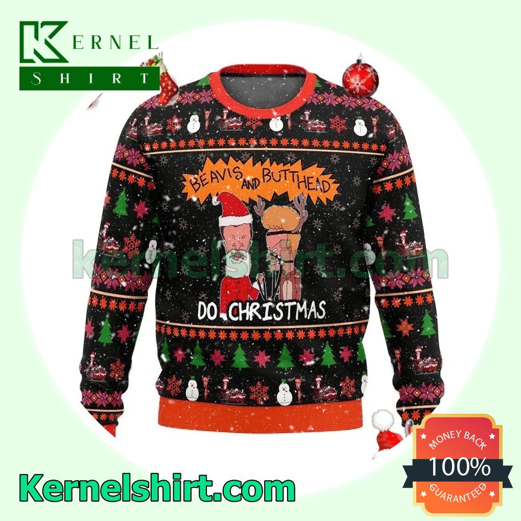 Beavis Butthead Do Xmas Knitted Sweaters