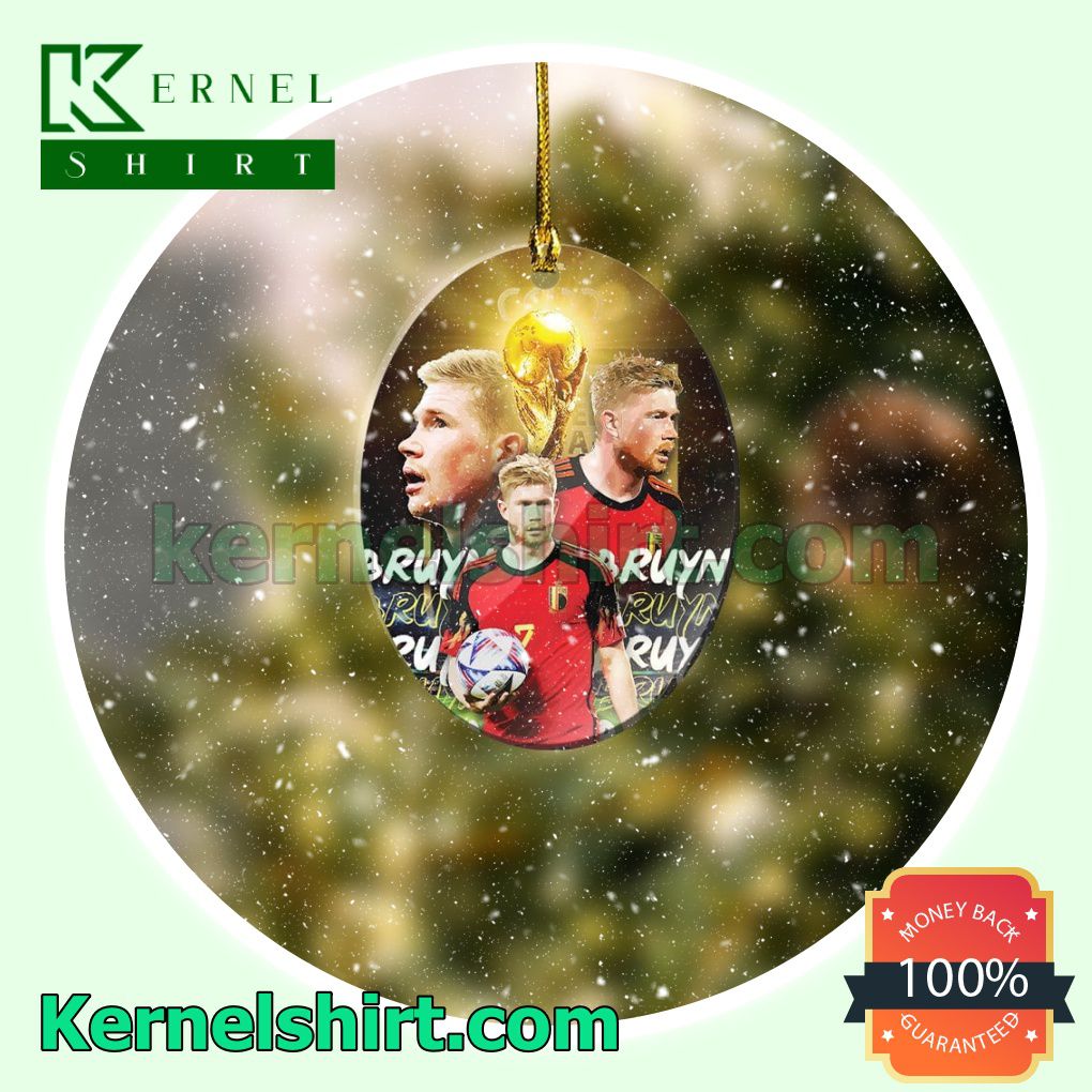 Belgium - Kevin De Bruyne Fan Holiday Ornaments