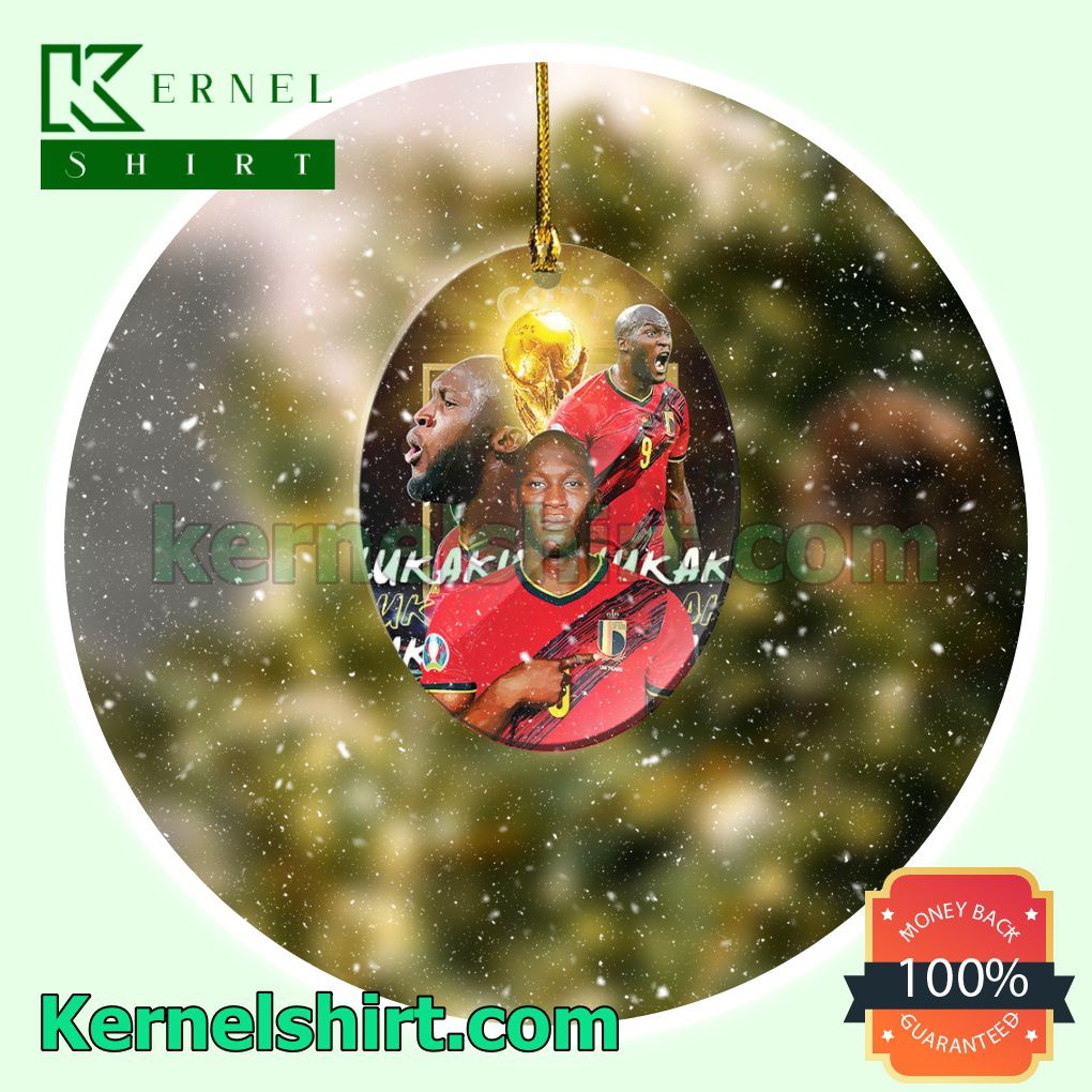 Belgium - Romelu Lukaku Fan Holiday Ornaments