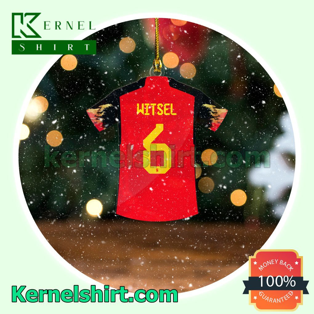 Belgium Team Jersey - Axel Witsel Fan Holiday Ornaments a