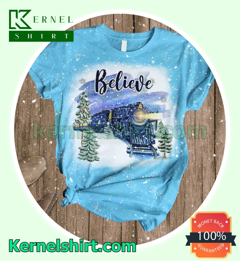 Believe Train Christmas Holiday Sleepwear a