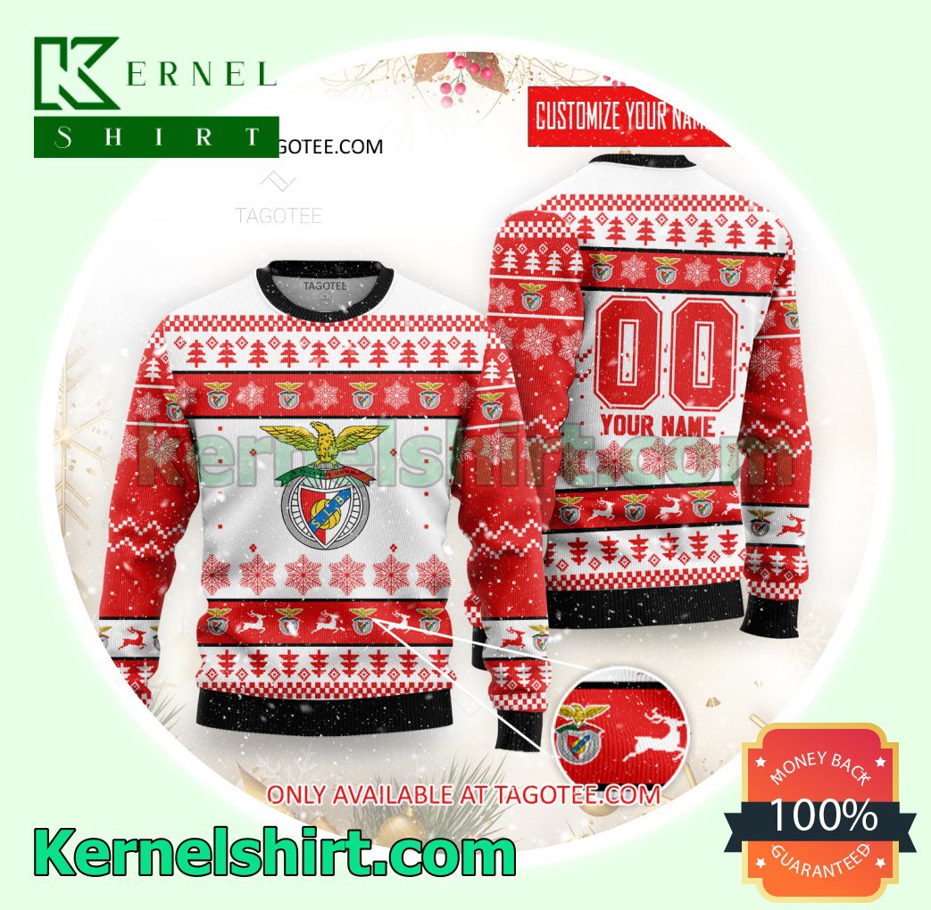 Benfica Logo Xmas Knit Sweaters