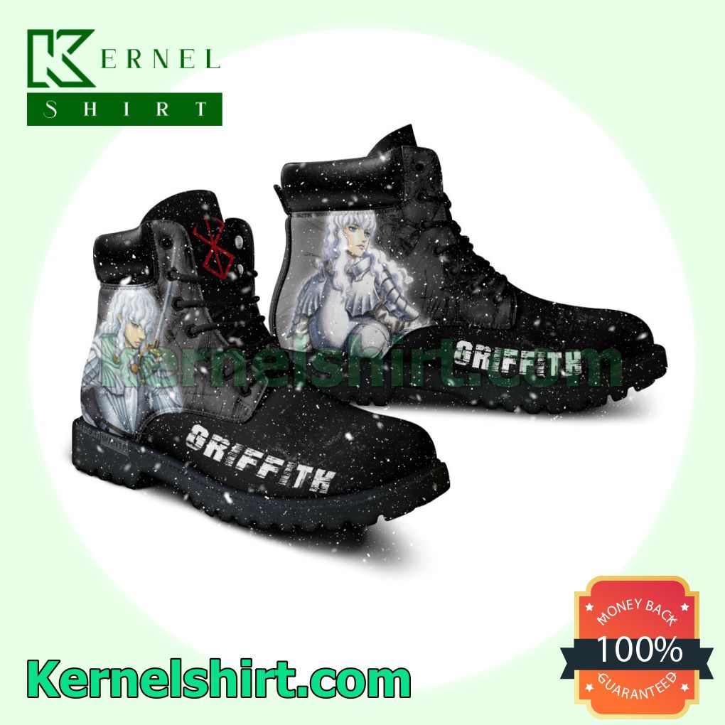 Berserk Griffith Winter Leather Boots a