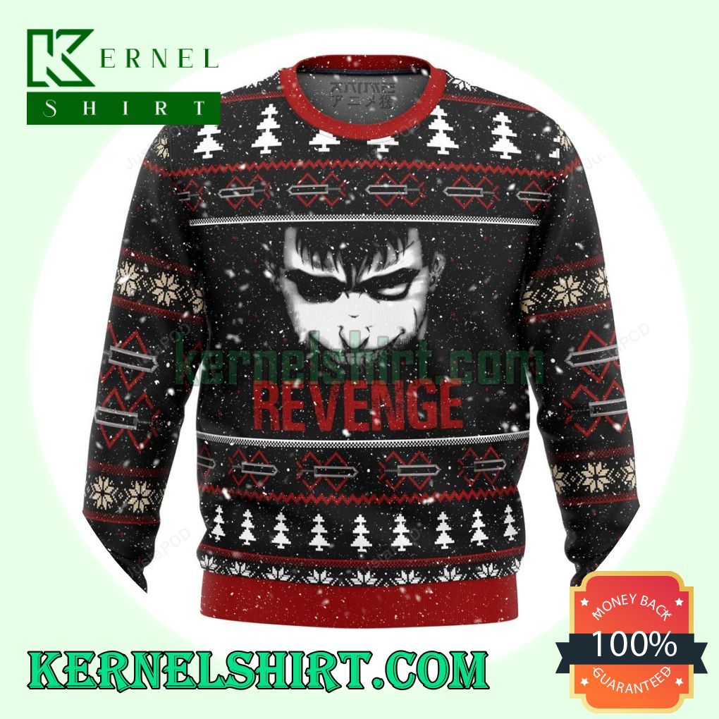 Berserk Revenge Anime Premium Knitting Christmas Sweatshirts