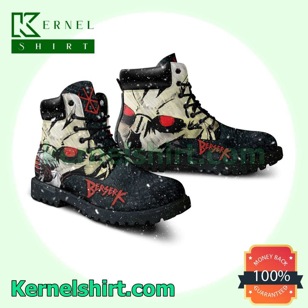 Berserk The Skull Knight Winter Leather Boots a