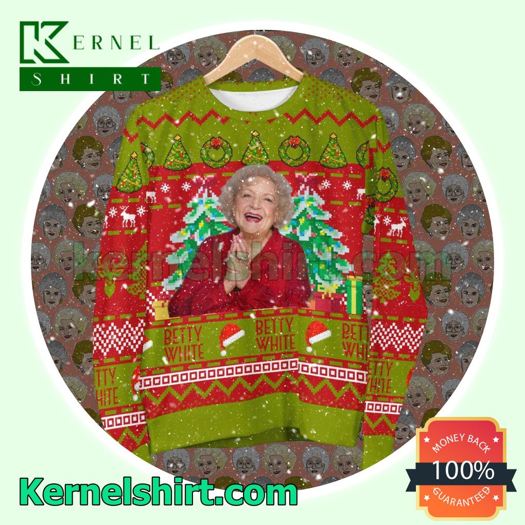 Betty White The Golden Girls Xmas Knitted Sweaters