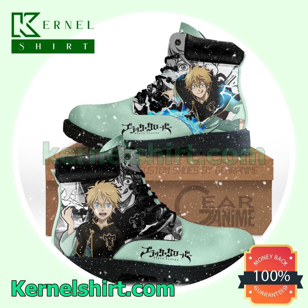 Black Clover Luck Voltia Winter Leather Boots