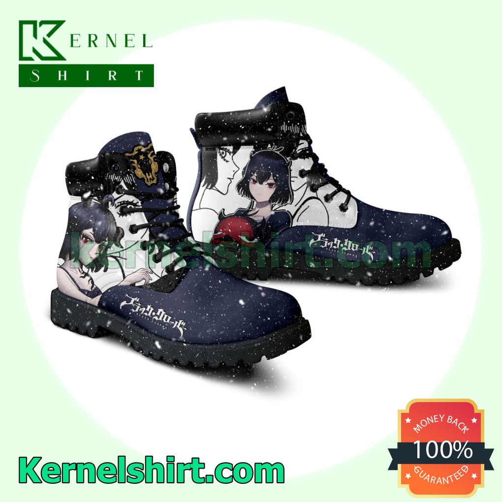 Black Clover Secre Swallowtail Winter Leather Boots a