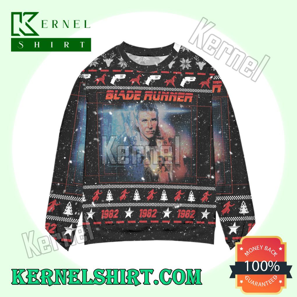 Blade Runner 1982 Pine Tree Knitted Christmas Sweatshirts