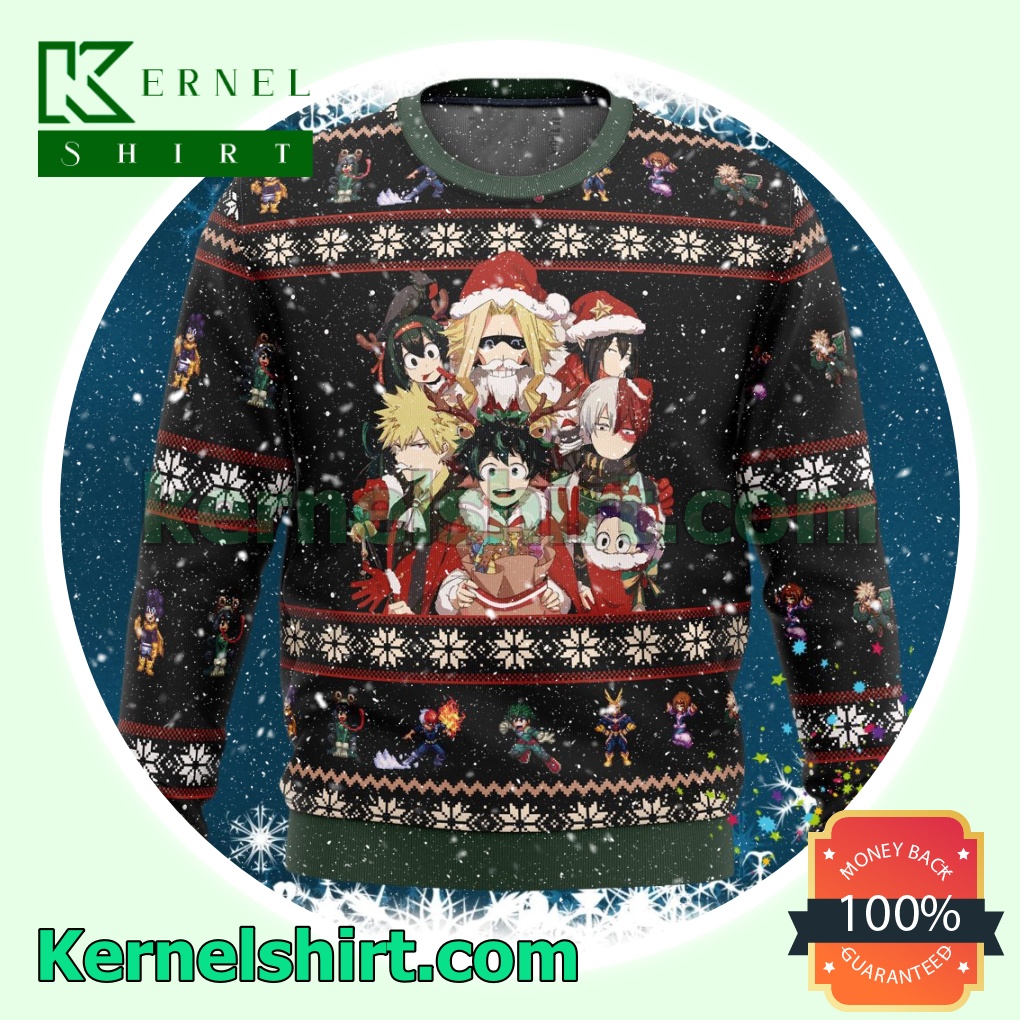 Boku No Holiday My Hero Academia Knitted Christmas Jumper