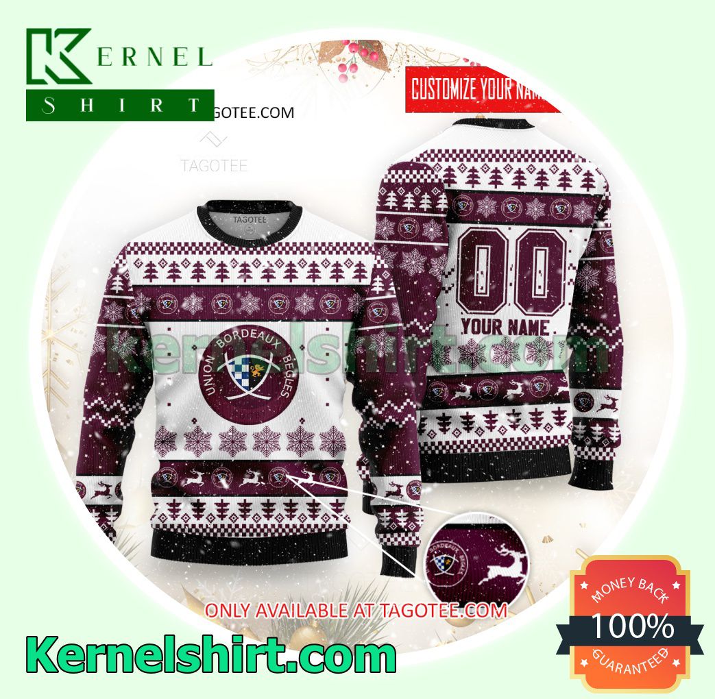 Bordeaux Begles Rugby Club Xmas Knit Sweaters