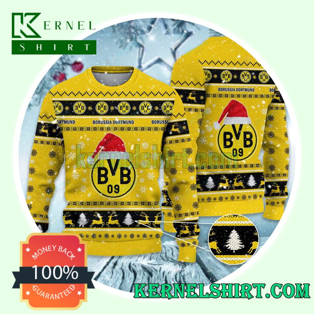 Borussia Dortmund II Club Snowflake Xmas Knit Sweaters