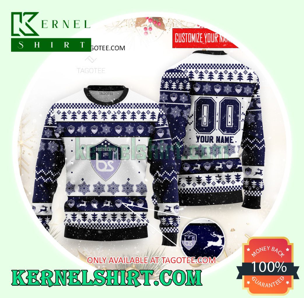 Bozüyükspor Logo Xmas Knit Sweaters