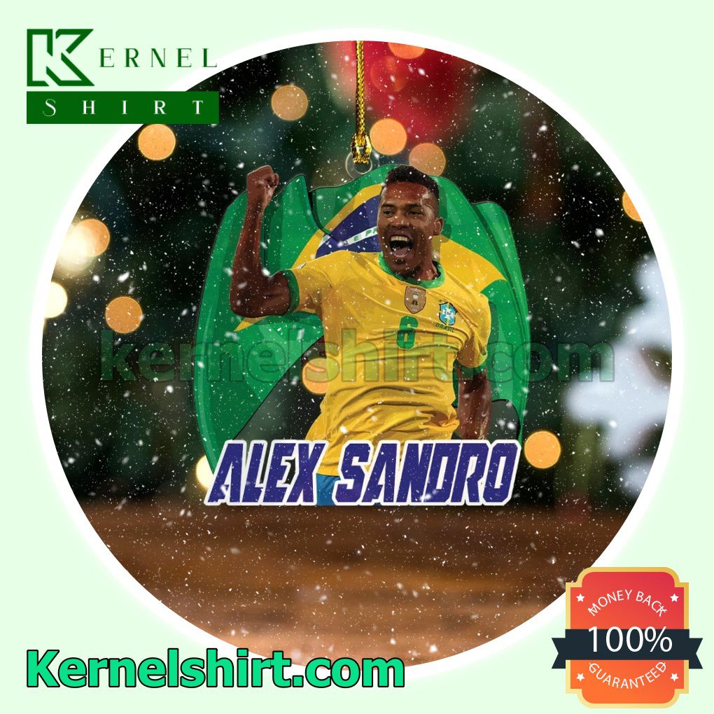 Brazil - Alex Sandro Fan Holiday Ornaments