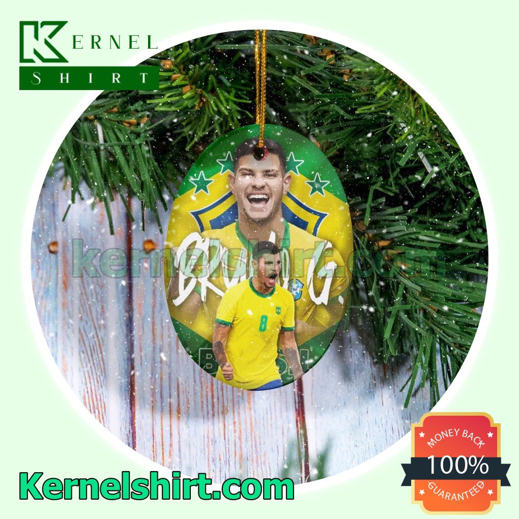 Brazil - Bruno Guimarães Fan Holiday Ornaments