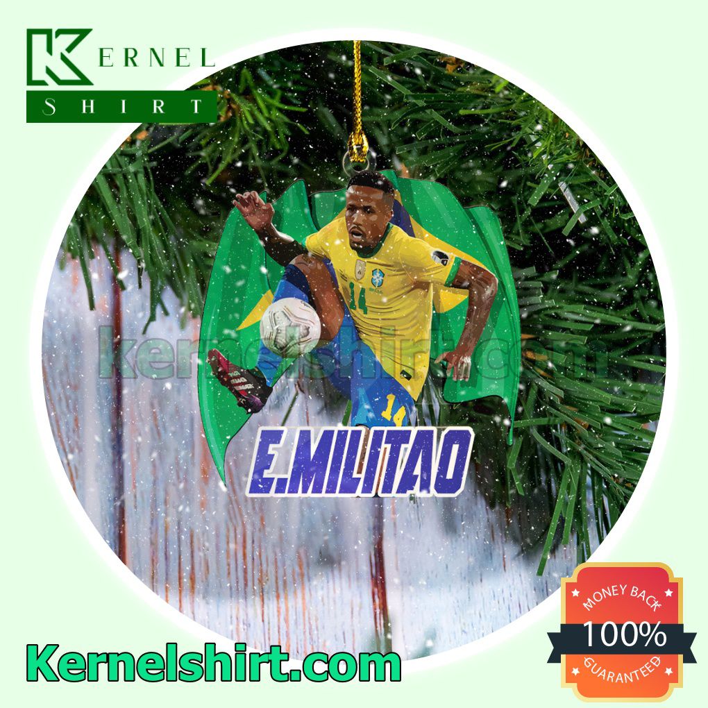 Brazil - Eder Militao Fan Holiday Ornaments a