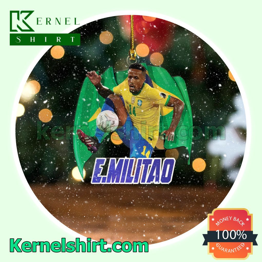 Brazil - Eder Militao Fan Holiday Ornaments