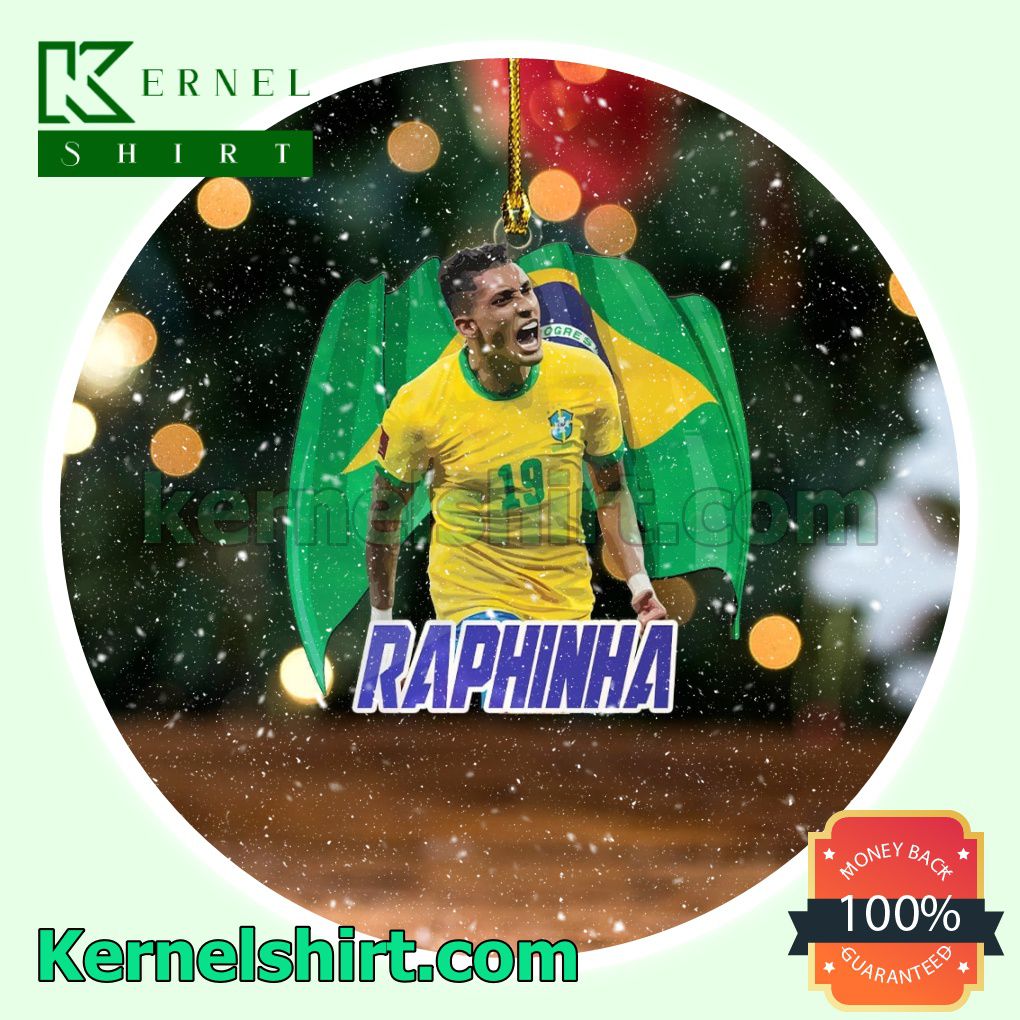 Brazil - Raphinha Fan Holiday Ornaments