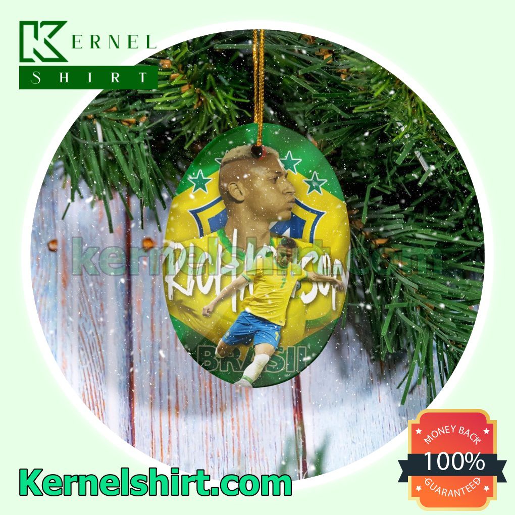 Brazil - Richarlison Fan Holiday Ornaments