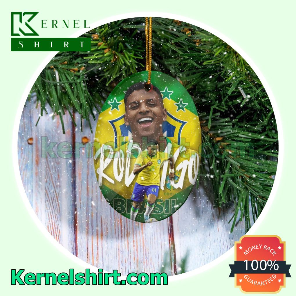 Brazil - Rodrygo Goes Fan Holiday Ornaments