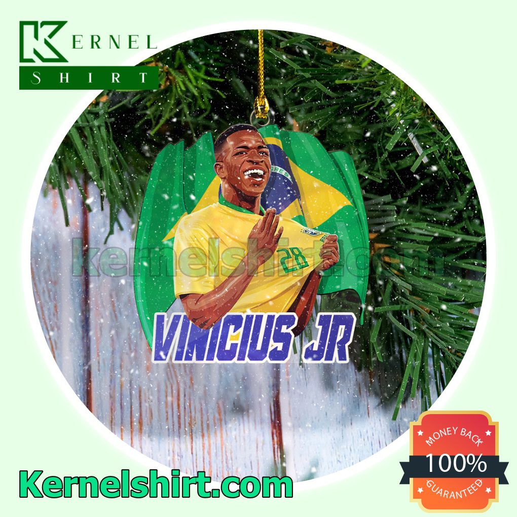 Brazil - Vinicius Junior Fan Holiday Ornaments a