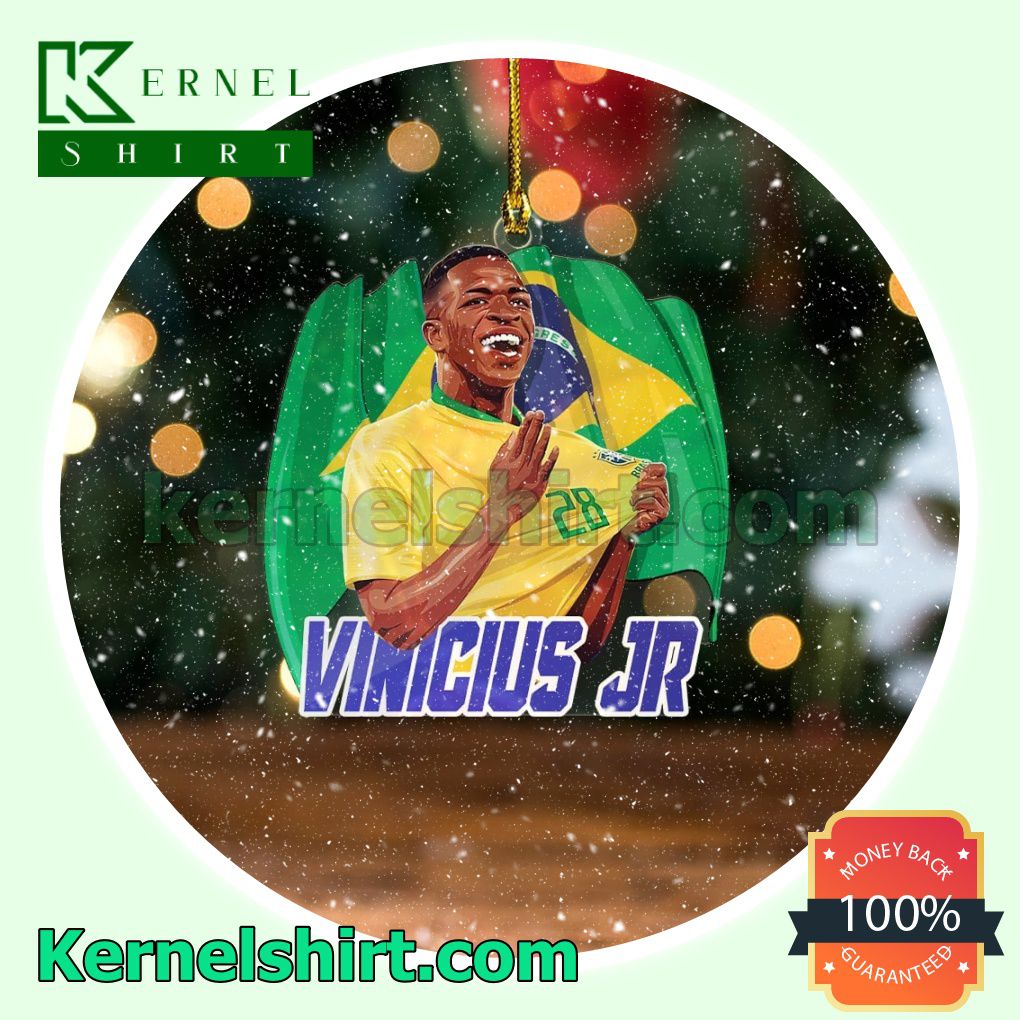 Brazil - Vinicius Junior Fan Holiday Ornaments