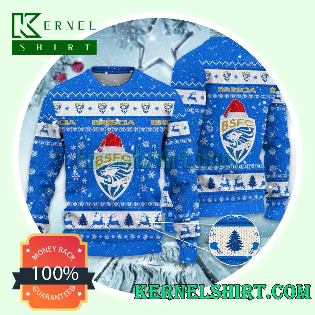 Brescia Calcio Club Snowflake Xmas Knit Sweaters