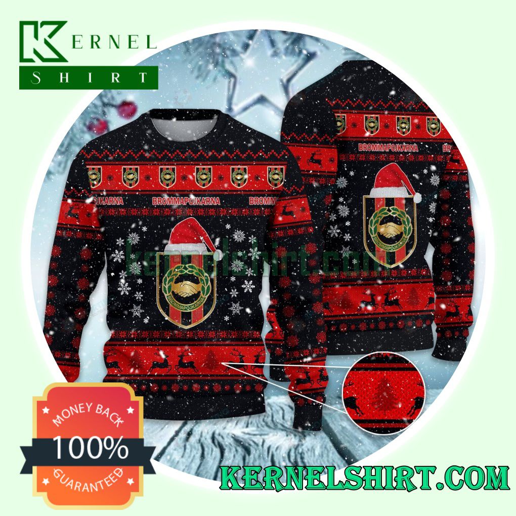 Brommapojkarna Club Snowflake Xmas Knit Sweaters