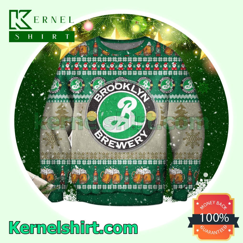 Brooklyn Brewery Santa Xmas Knitted Sweaters