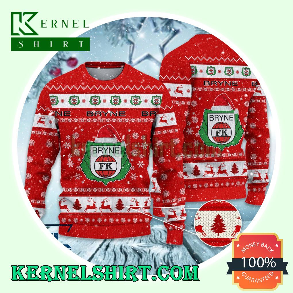 Bryne FK Club Santa Hat Xmas Knit Sweaters