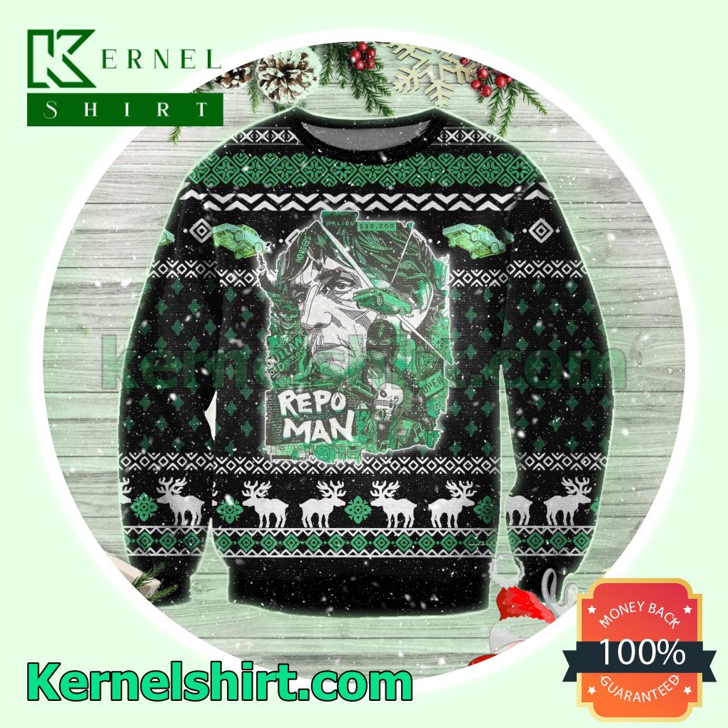 Bud Repo Man Comedy Xmas Knitted Sweaters