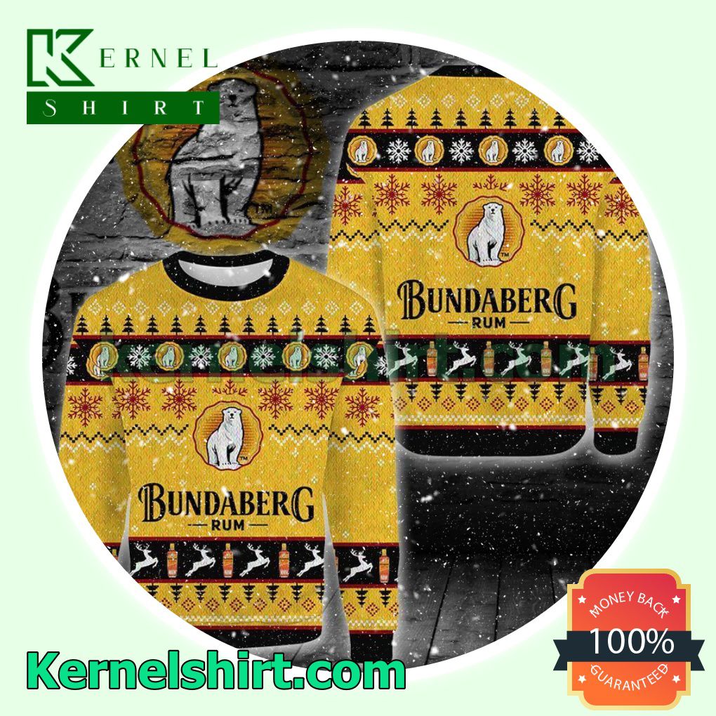 Bundaberg Brewed Drinks Rum Xmas Knitted Sweaters