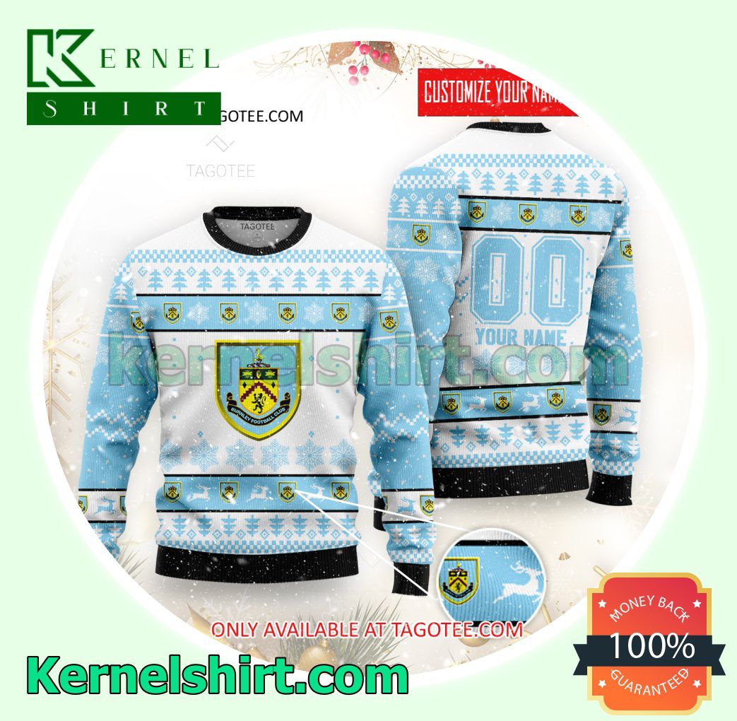 Burnley Logo Xmas Knit Sweaters