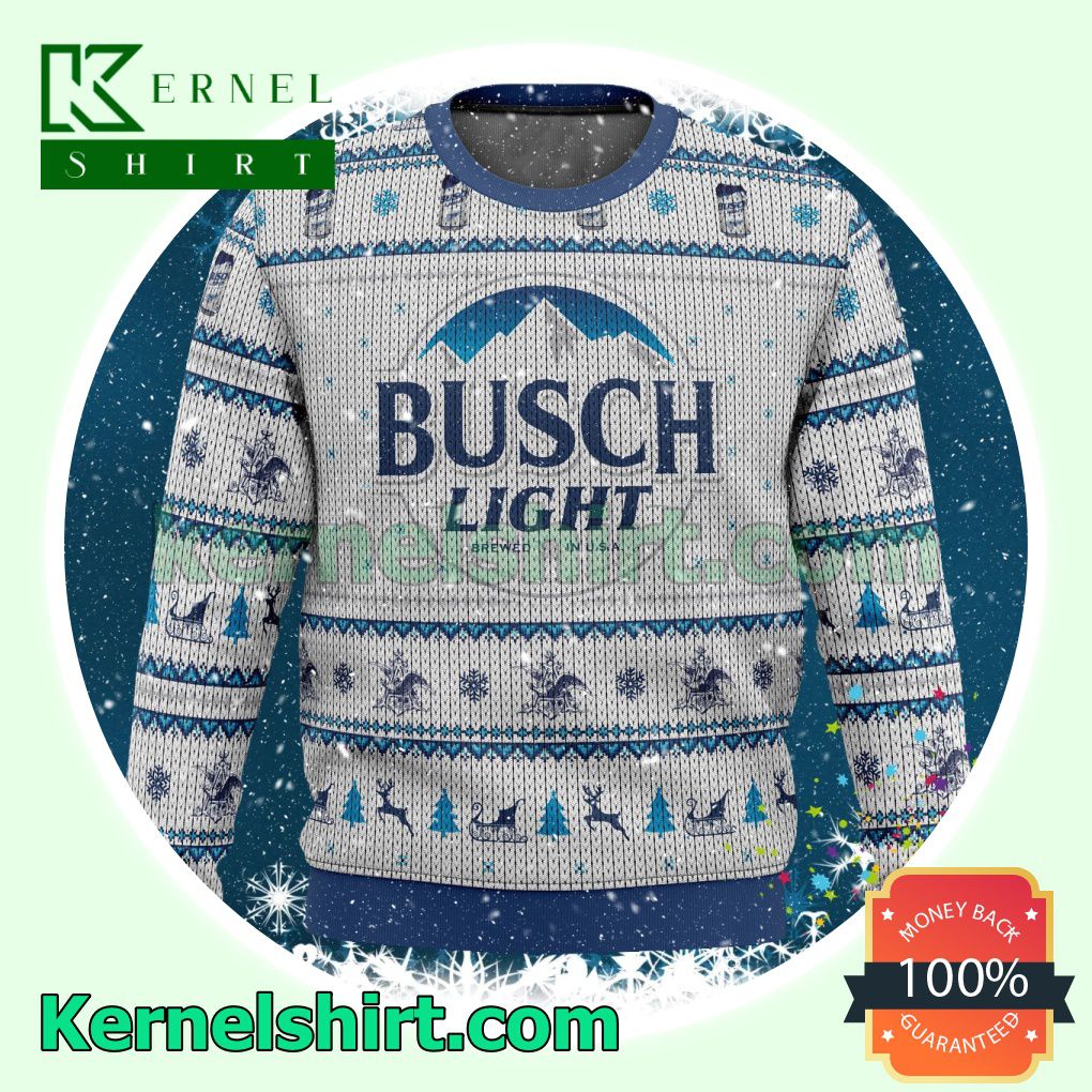 Busch Light Knitted Christmas Jumper