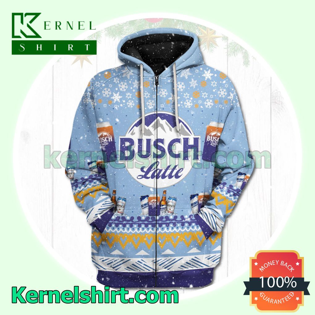 Bush Latte Xmas Ugly Hoodie Jacket