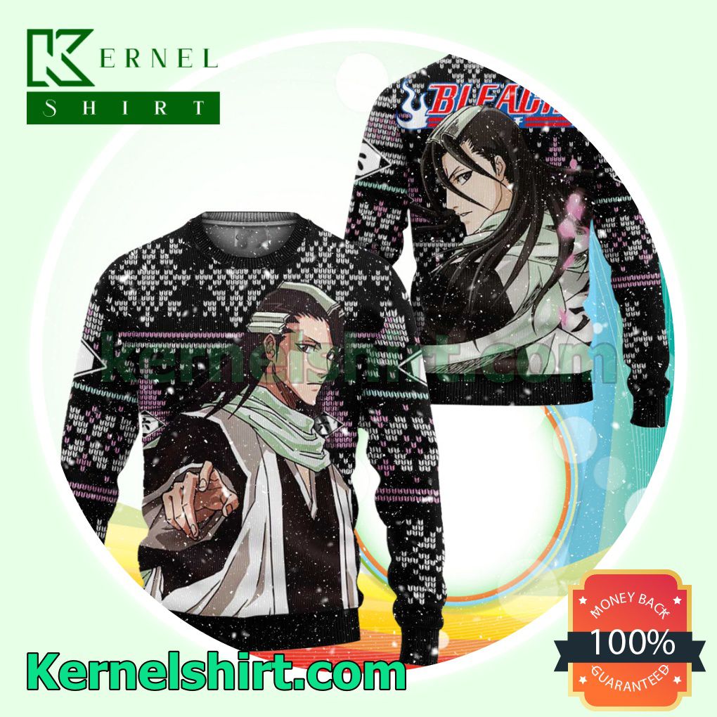 Byakuya Kuchiki Bleach Manga Anime Xmas Christmas Sweatshirts