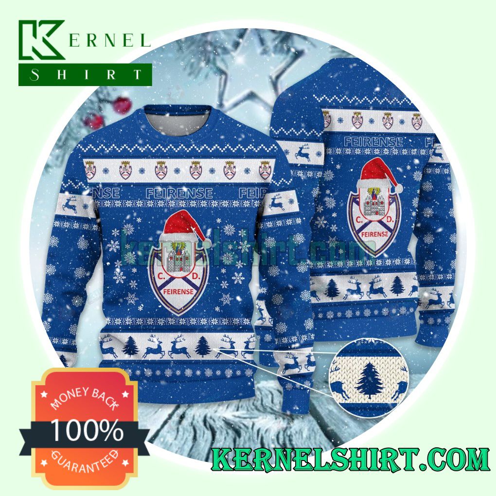 C.D. Feirense Club Snowflake Xmas Knit Sweaters