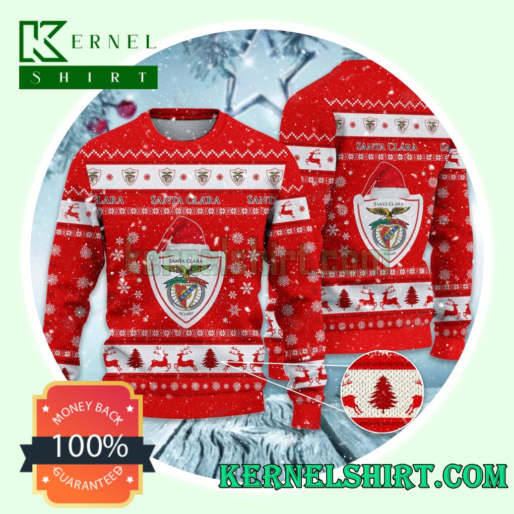 CD Santa Clara Club Snowflake Xmas Knit Sweaters