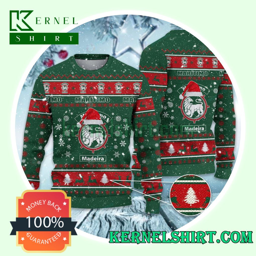 CS Marítimo Club Snowflake Xmas Knit Sweaters