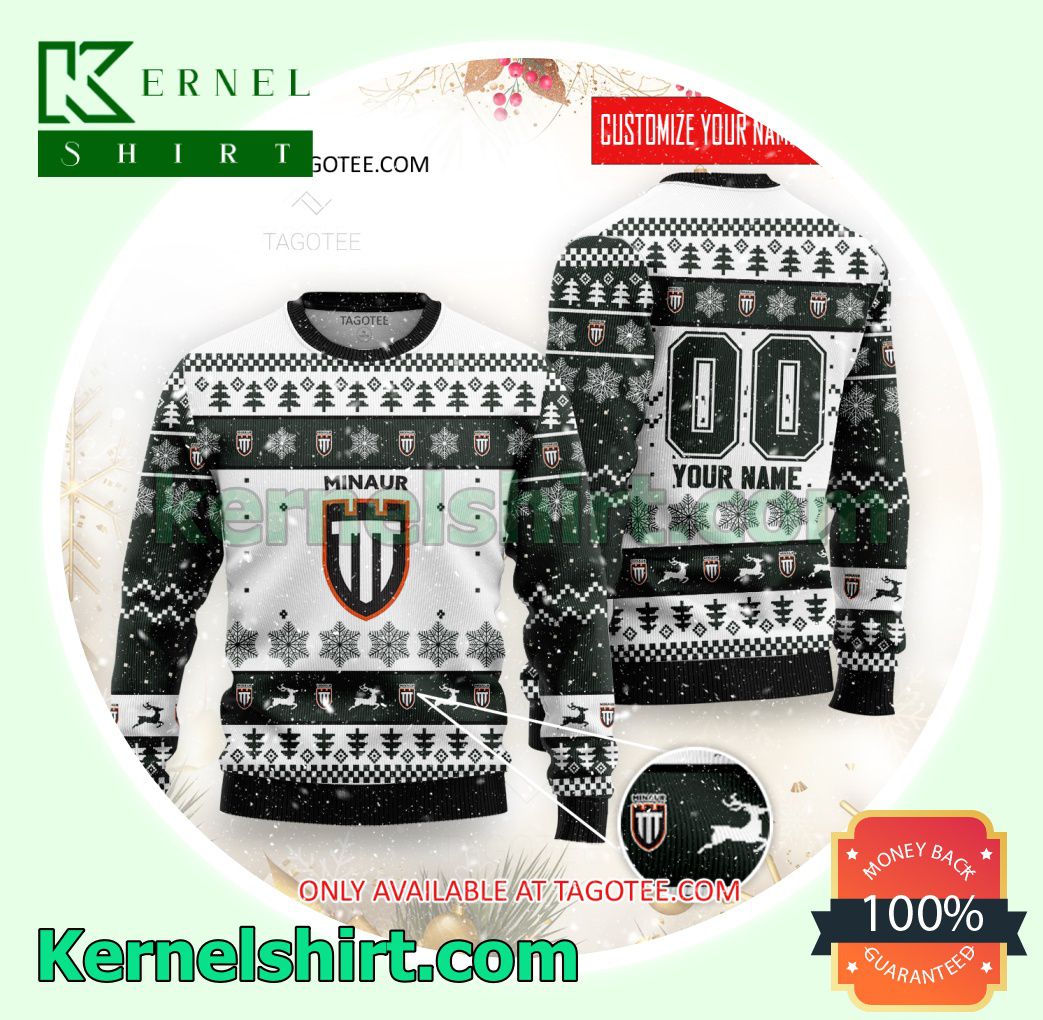 CS Minaur Baia Mare Handball Xmas Knit Sweaters
