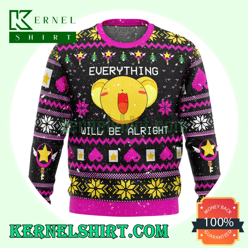 Cardcaptor Sakura Happy Knitting Christmas Sweatshirts