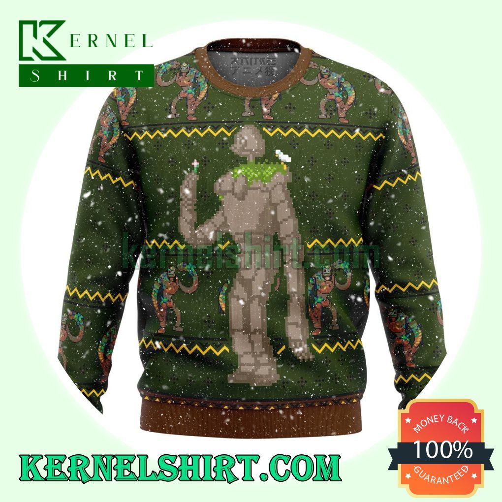 Castle In The Sky Laputan Robot Soldier Manga Anime Knitting Christmas Sweatshirts