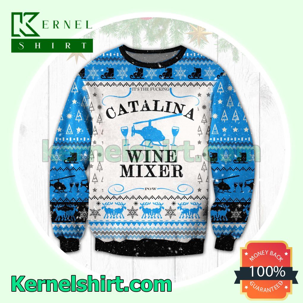 Catalina Wine Mixer Knitted Christmas Sweatshirts