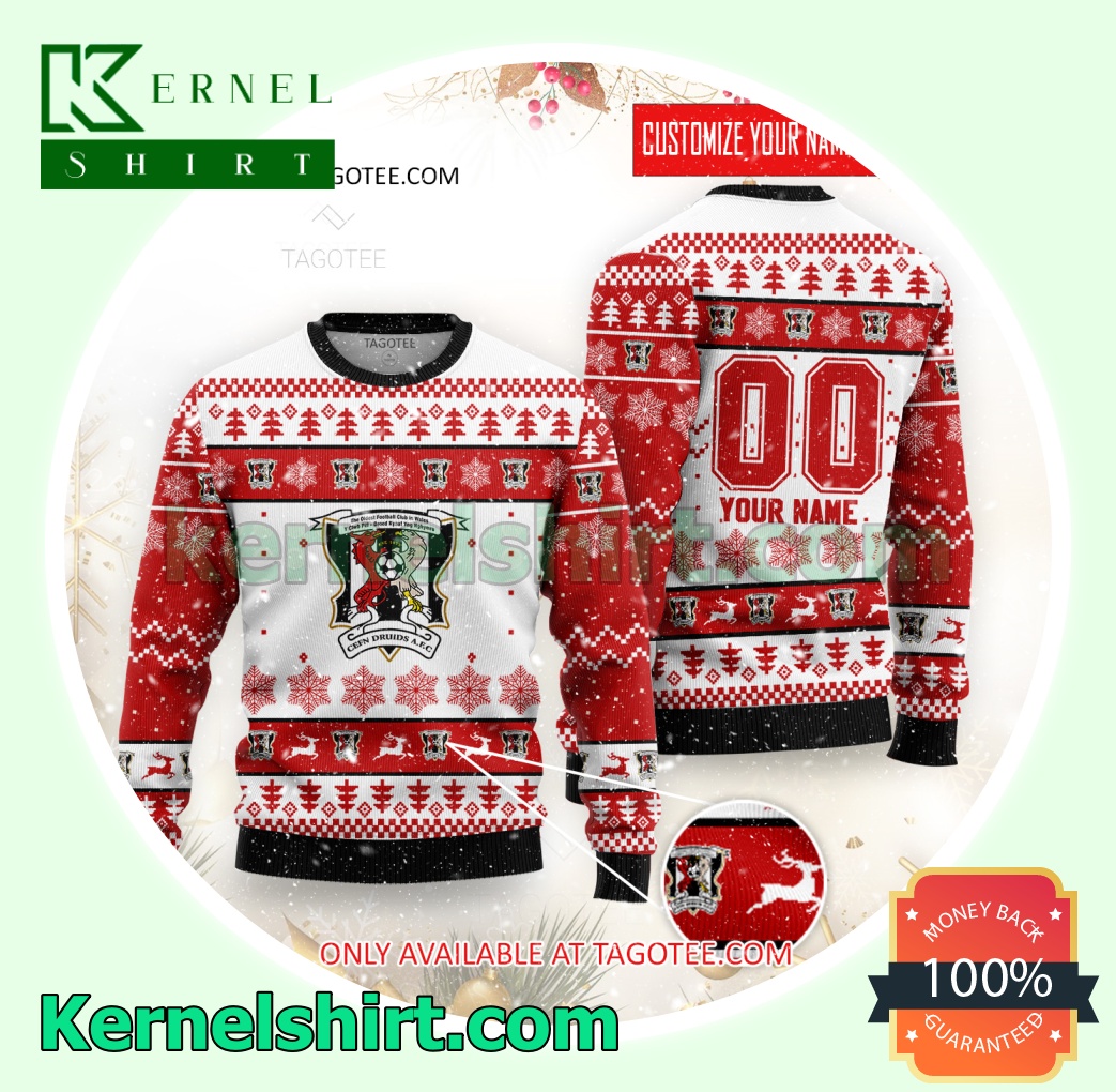 Cefn Druids Logo Xmas Knit Sweaters