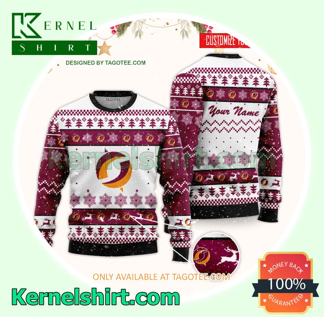 Central Pennsylvania College Logo Xmas Knit Jumper Sweaters