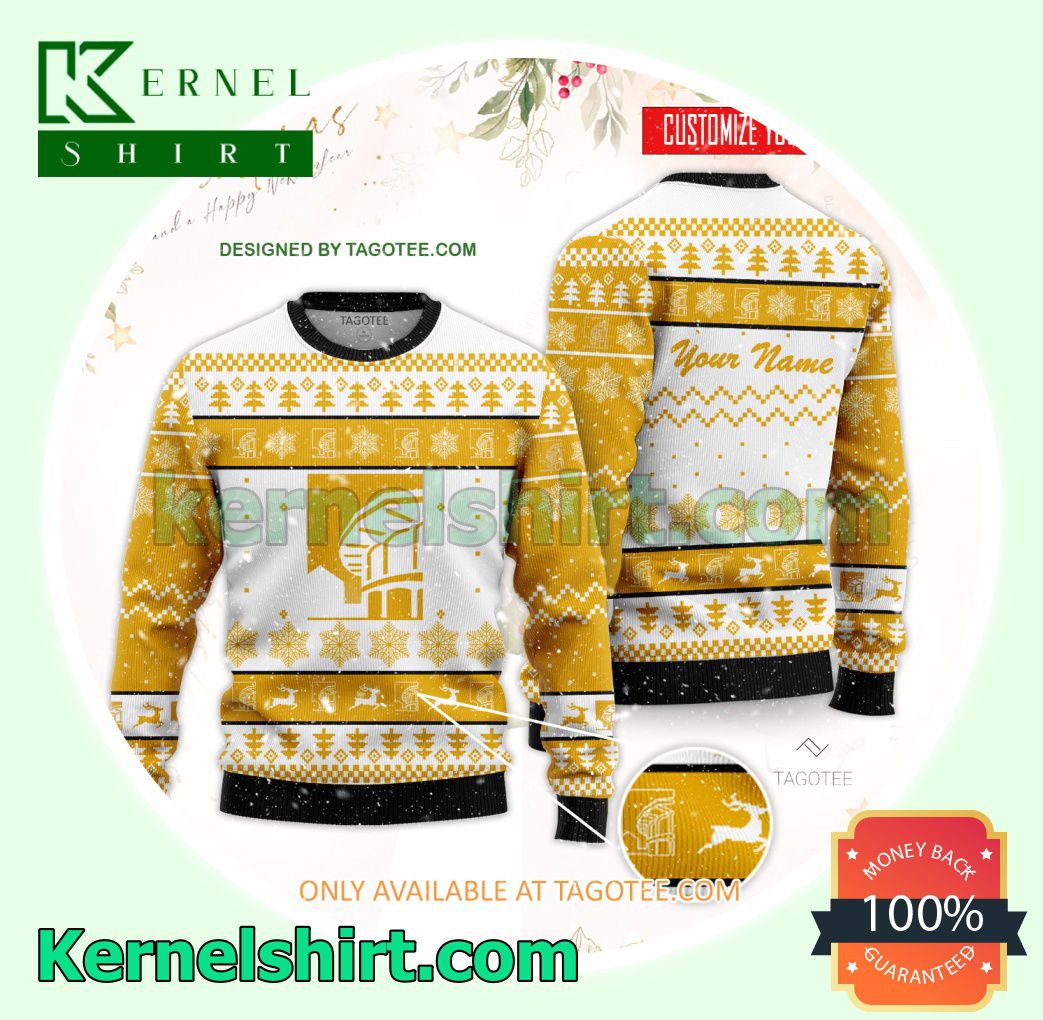 Chabot College Logo Xmas Knit Jumper Sweaters