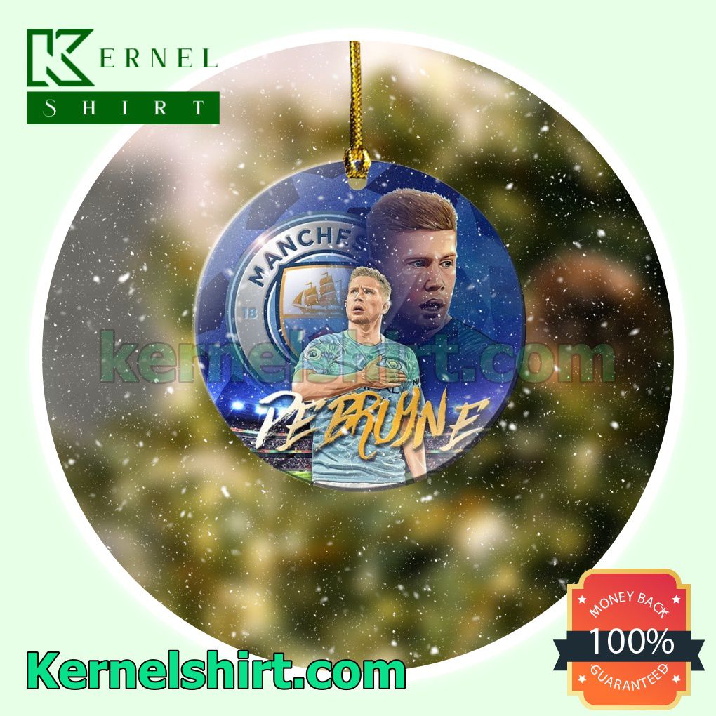 Champions League - Kevin De Bruyne Fan Holiday Ornaments