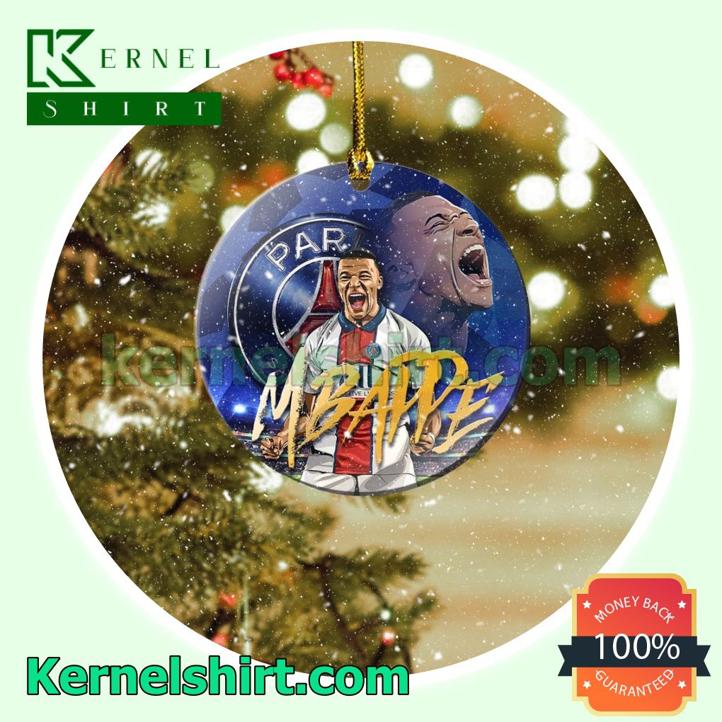 Champions League - Kylian Mbappé Fan Holiday Ornaments